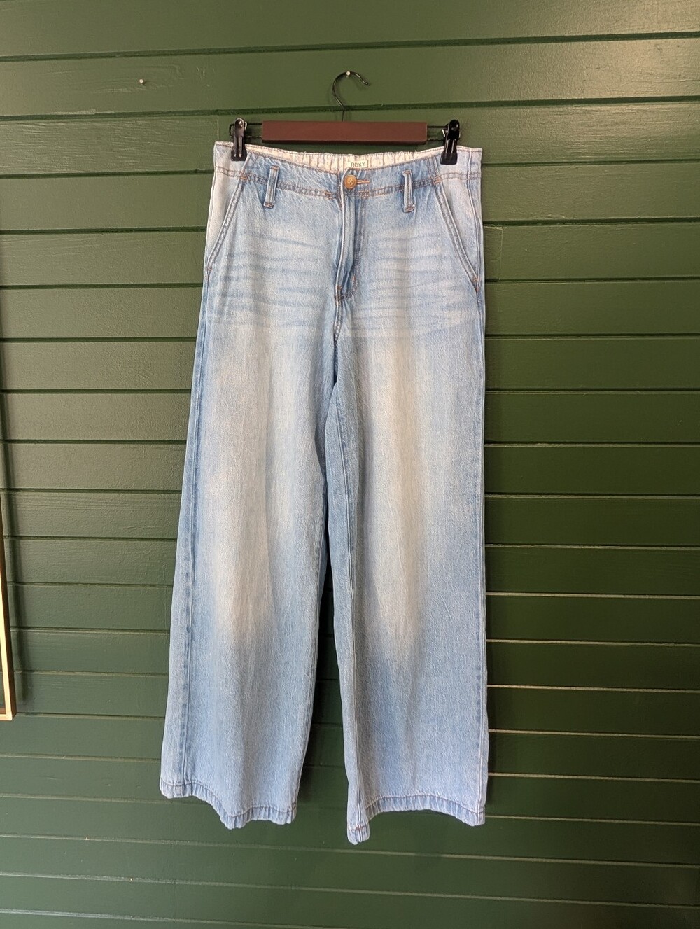 Roxy Wide Leg Soft Denim Pants
